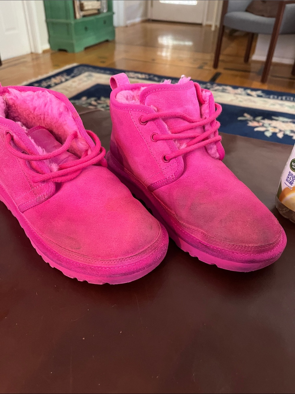 UGG Bright Pink Suede Boot